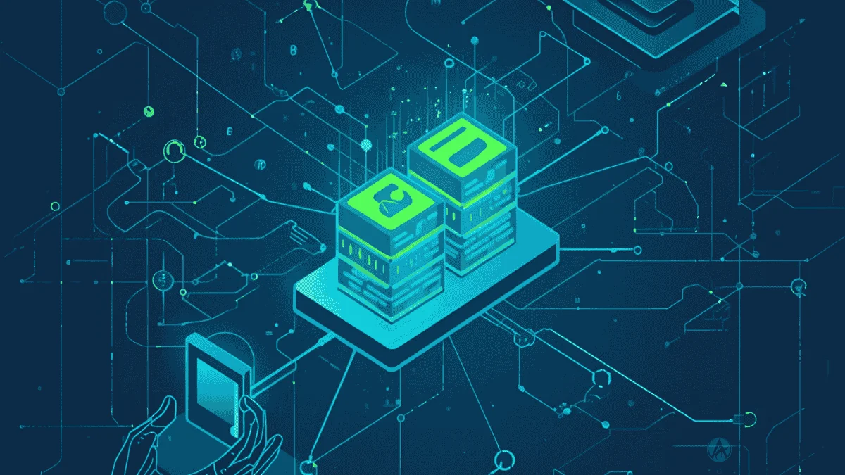 AI vector indexing illustration showing how content chunks are processed for SEO