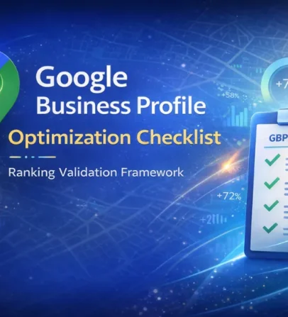 Google Business Profile Optimization Checklist – Ranking Validation Framework visual overview